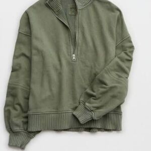 Aerie Sun’s Out Quarter Zip  Sweatshirt